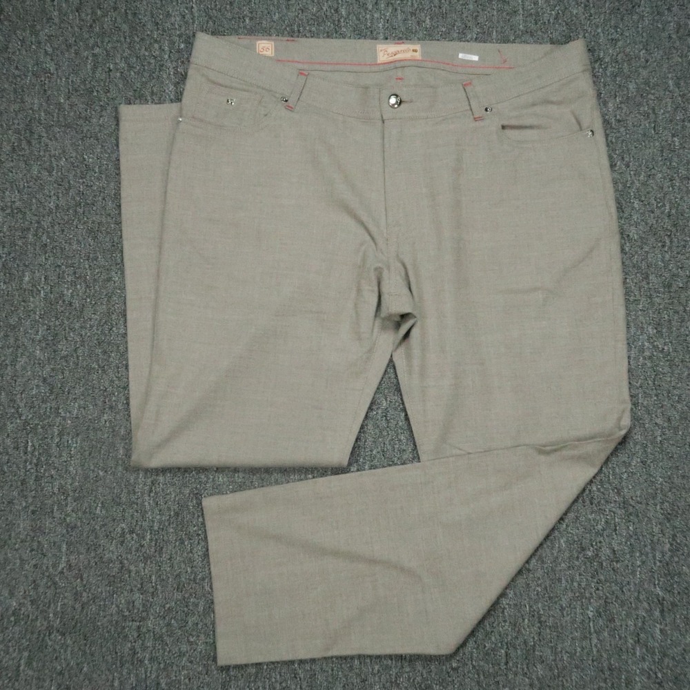 Marco Pescarolo Pants Men‎ 56 Brown 5 Pocket Nerano M18 Cashmere Trouser 40x30